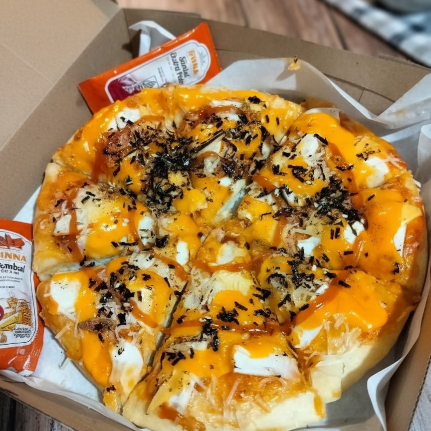Seafood Mentai Pizza
